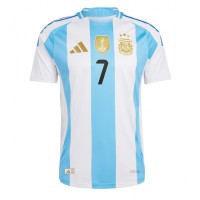 Argentinien Rodrigo De Paul #7 Fußballbekleidung Heimtrikot Copa America 2024 Kurzarm